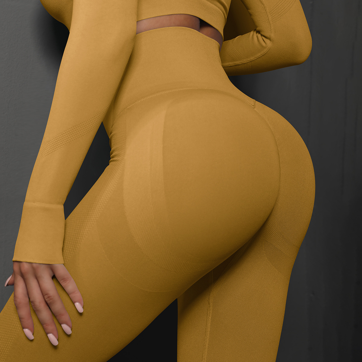 Autumn Seamless Yoga Pant High Elastic Sports Fitness Legging Women High Waist Gym Scrunch Butt Running Training Leggings - Image 11