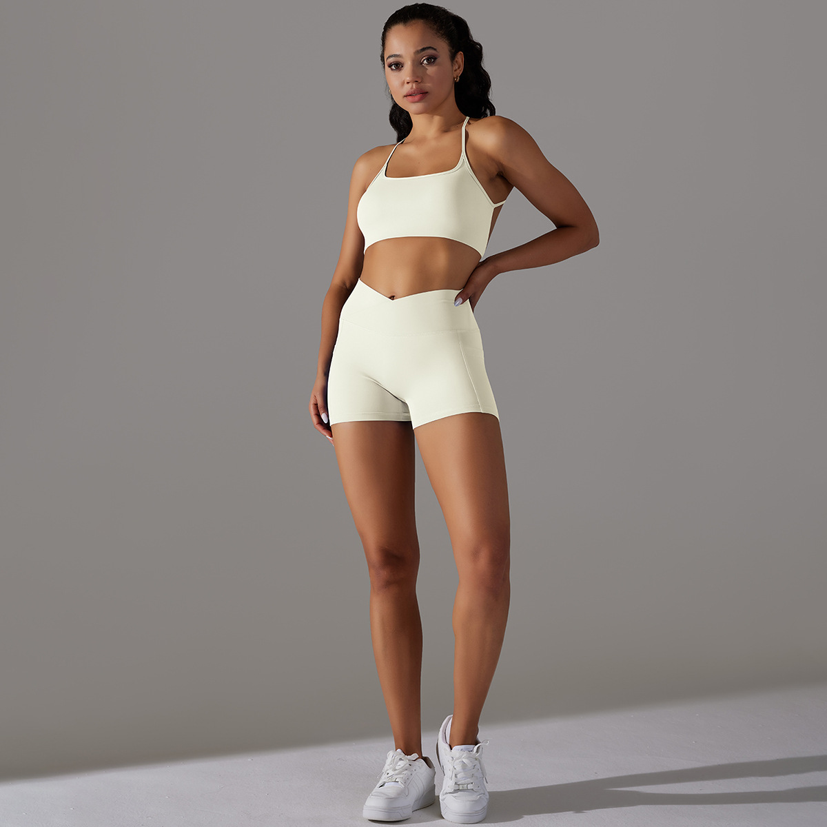 Naked Feel Yoga Set Shorts Women Fitness Suit for Sports Sets Gym Wear Workout Clothes for Woman Sportswear Sport Outfit Ladies